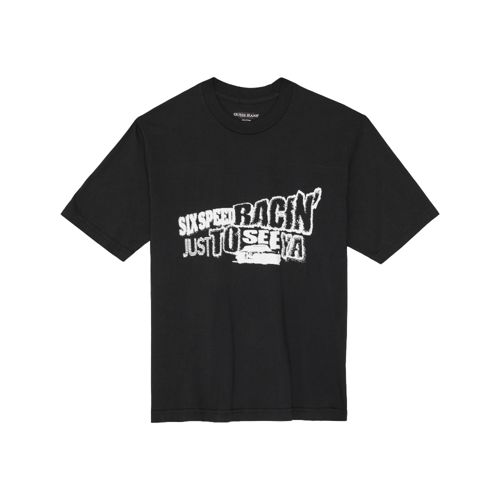 GJ x keshi Black Tee Front