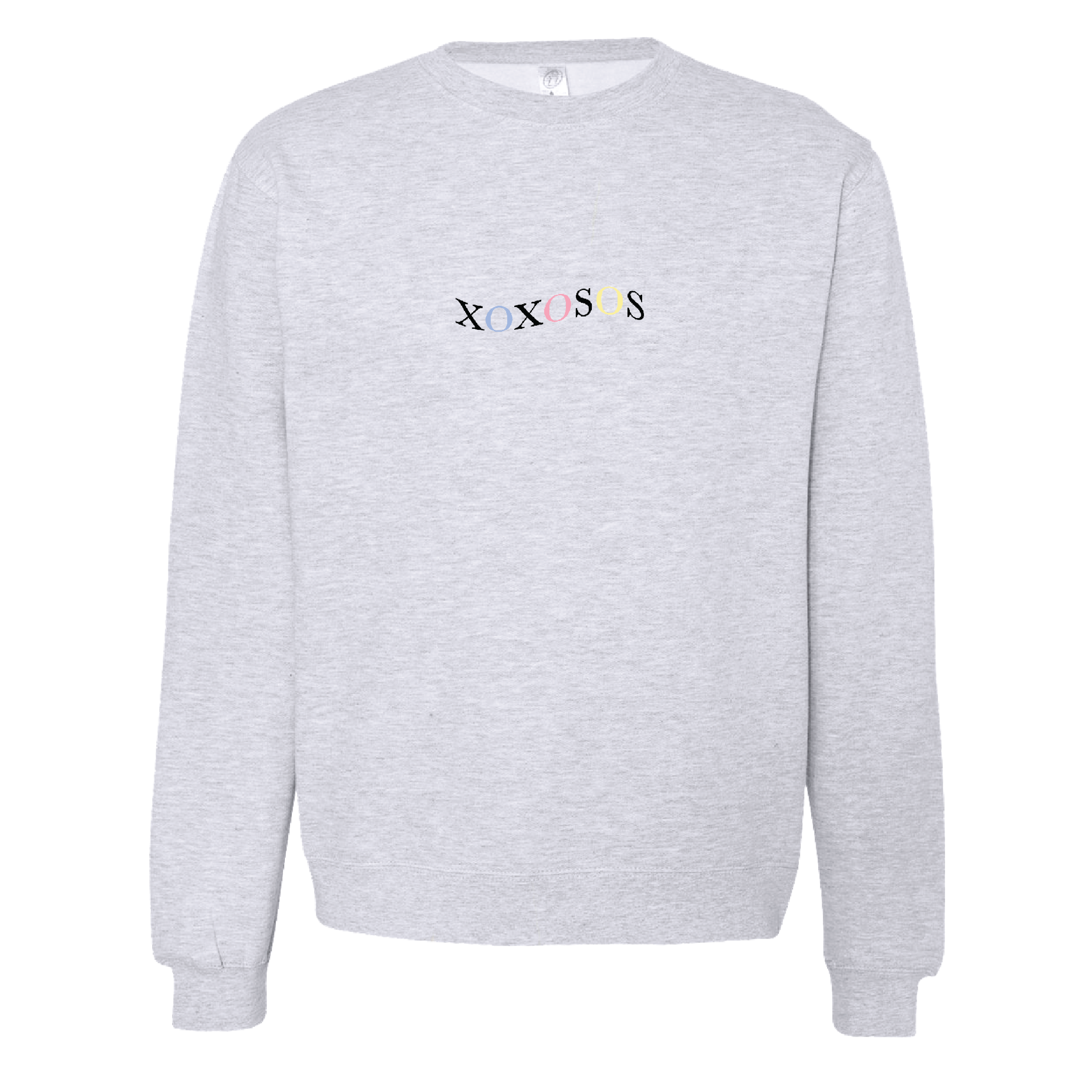 XOXOSOS Grey Crewneck